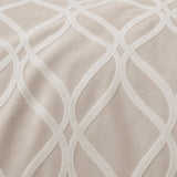 Macro close-up of the champagne fabric on the Belfort Soft Microfibre Duvet Cover Set