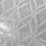Macro close-up of the Belfort Velvet silver crushed velvet fabric