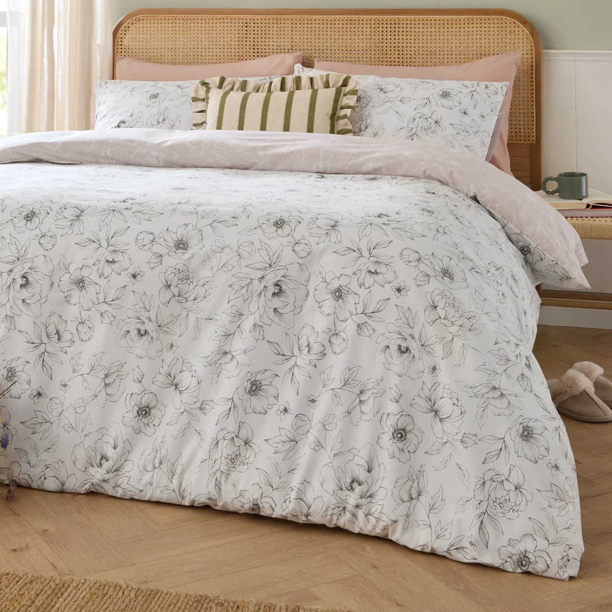 Bella Natural Duvet Cover Bedding Set - additional product view 3
