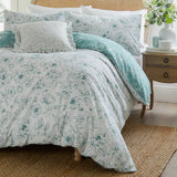 Bella Blue Duvet Cover Bedding Set - additional product view 4
