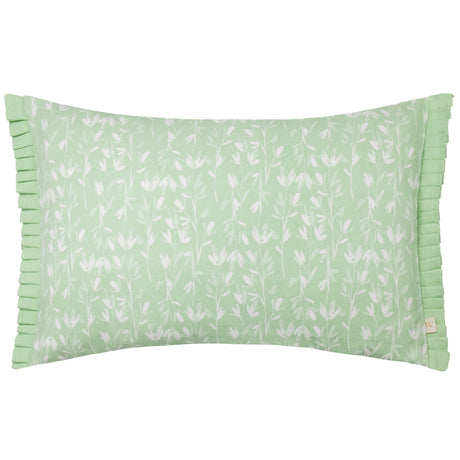 Belle 100% Cotton Sage Cushion Cover or Filled Cushion 30cm x 50cm - additional product view 2