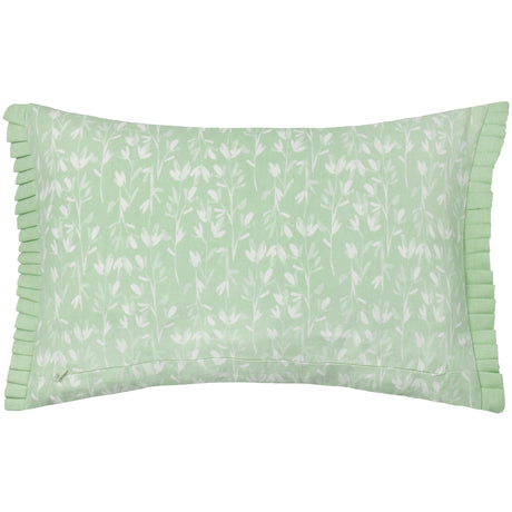 Belle 100% Cotton Sage Cushion Cover or Filled Cushion 30cm x 50cm - additional product view 3