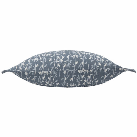 Belle 100% Cotton French Blue Cushion Cover or Filled Cushion 30cm x 50cm - additional product view 4