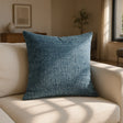 Belmont Chenille Cushion Cover and Filled Cushion - Peacock