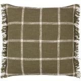 Beni 100% Cotton Moss + Natural Cushion Cover 45cm x 45cm - additional product view 2