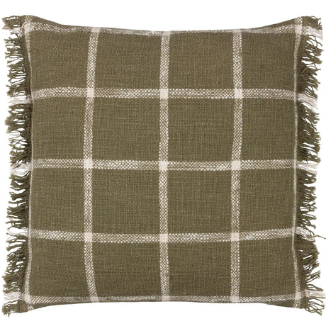 Beni 100% Cotton Moss + Natural Cushion Cover 45cm x 45cm - additional product view 2