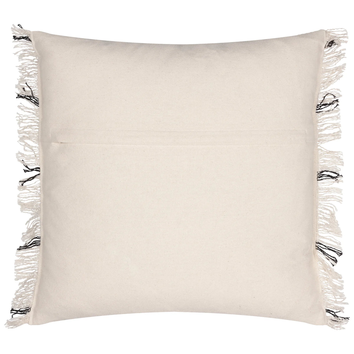 Beni 100% Cotton Natural + Black Cushion Cover 45cm x 45cm - additional product view 3