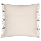 Beni 100% Cotton Natural + Black Cushion Cover 45cm x 45cm - additional product view 3