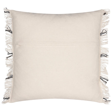 Beni 100% Cotton Natural + Black Cushion Cover 45cm x 45cm - additional product view 3