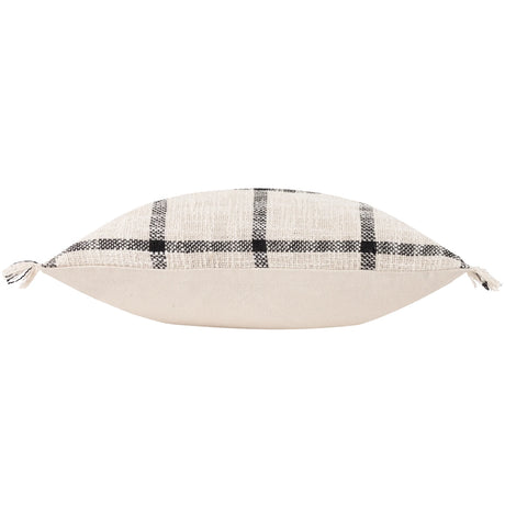 Beni 100% Cotton Natural + Black Cushion Cover 45cm x 45cm - additional product view 4