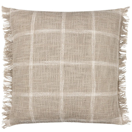 Beni 100% Cotton Stone + Natural Cushion Cover 45cm x 45cm - additional product view 2