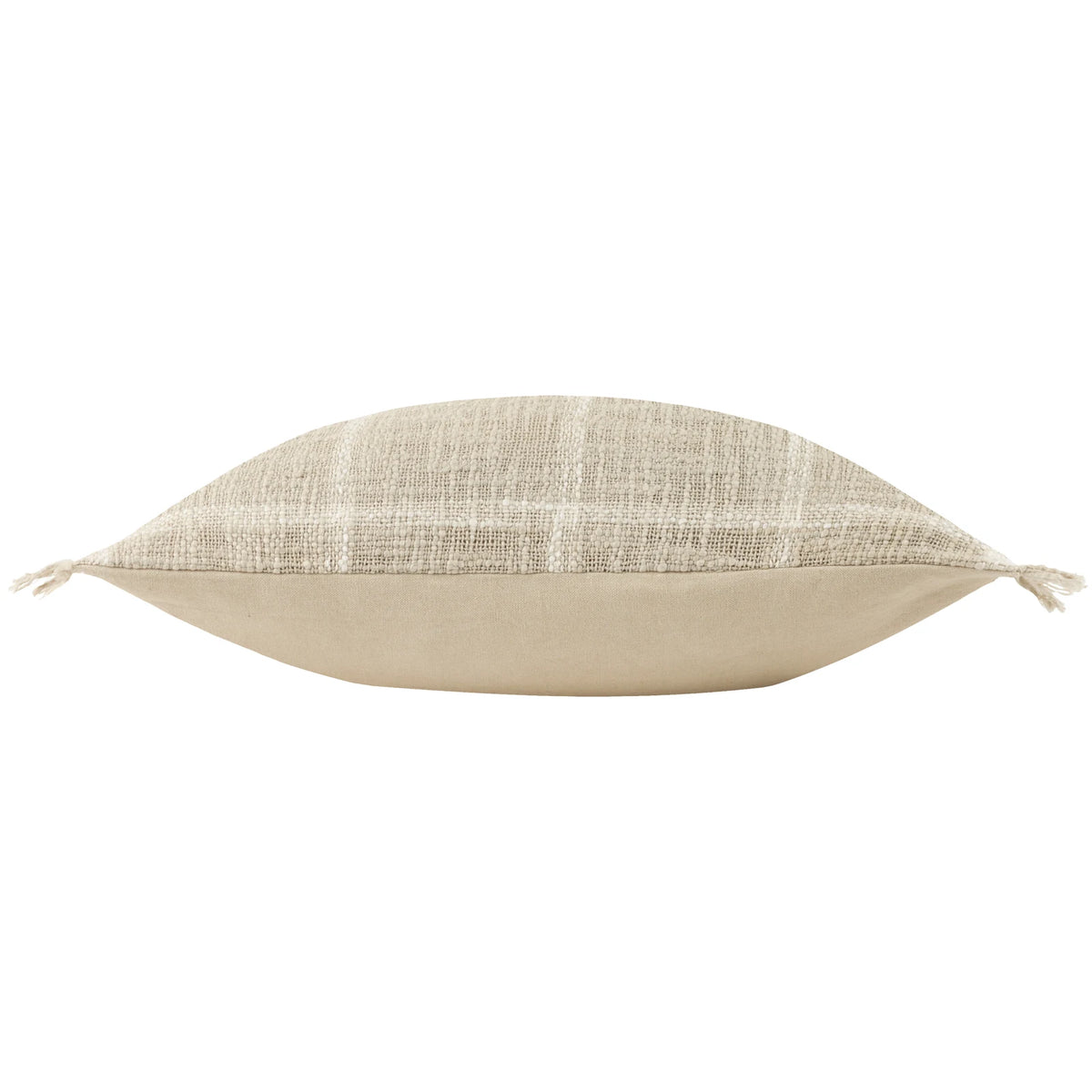 Beni 100% Cotton Stone + Natural Cushion Cover 45cm x 45cm - additional product view 4