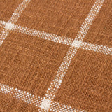 Beni Woven Tasselled Ginger + Natural 100% Cotton Throw Blanket 130cm x 180cm - additional product view 2