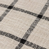 Beni Woven Tasselled Natural + Black 100% Cotton Throw Blanket 130cm x 180cm - additional product view 3