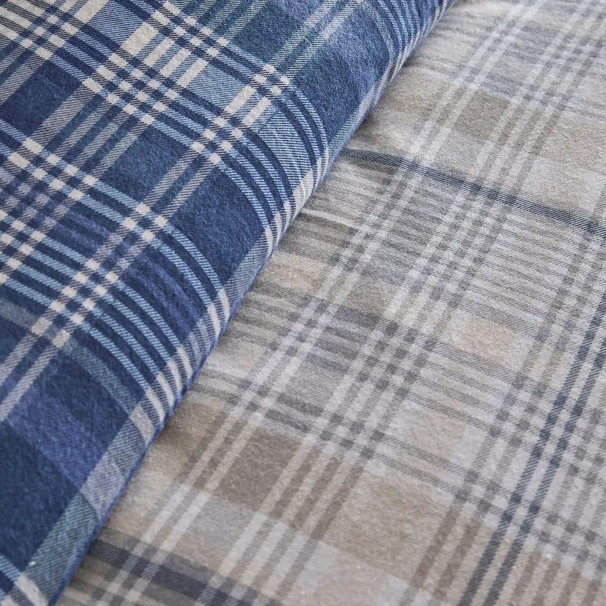 Bennet Check Navy 100% Cotton Duvet Cover Set - product image 3