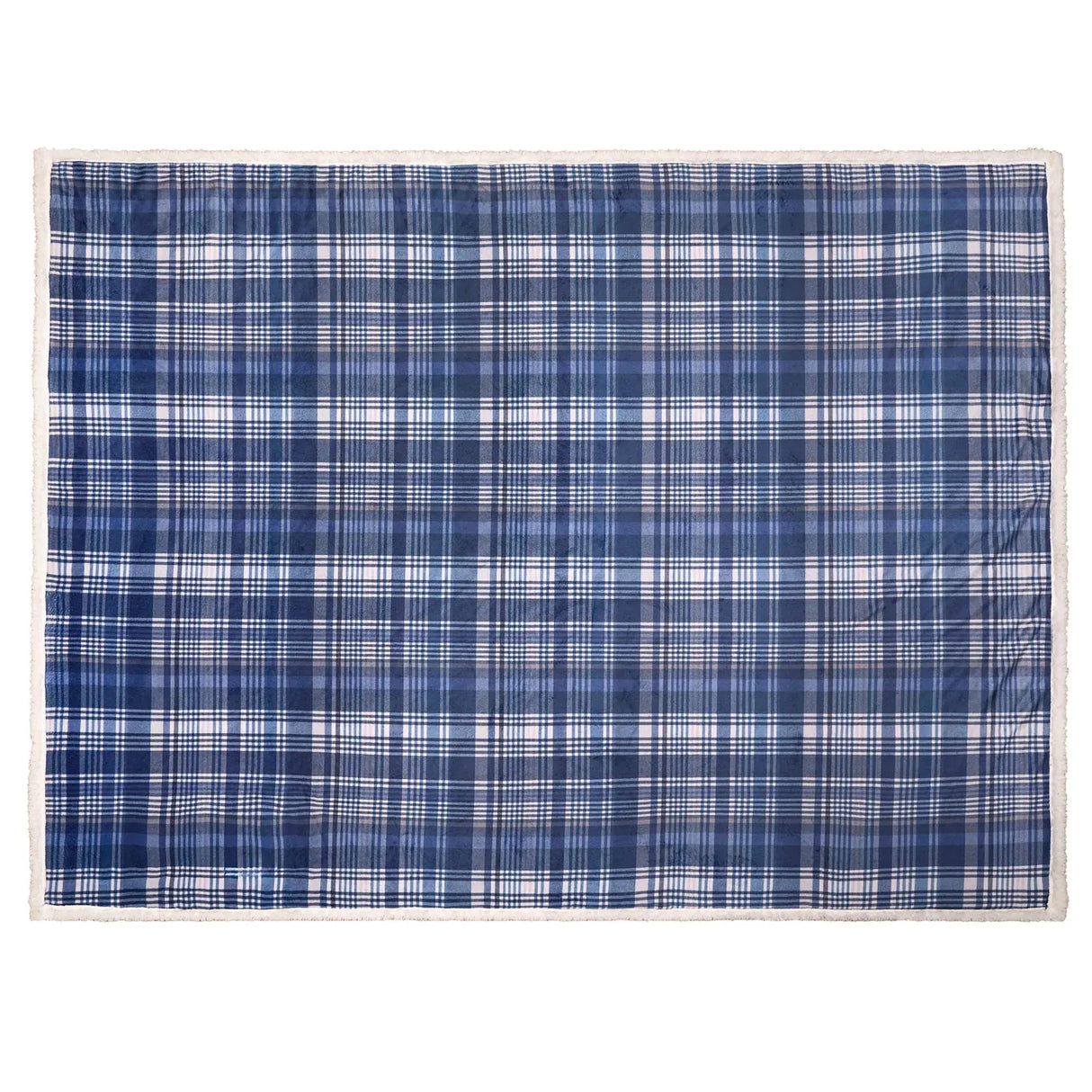 Bennet Check Navy Throw Blanket 150 x 200cm - product image 3