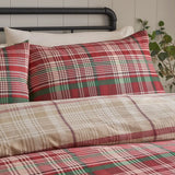 Bennet Check Red 100% Cotton Duvet Cover Set - product image 2