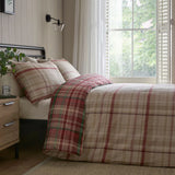 Bennet Check Red 100% Cotton Duvet Cover Set - product image 4