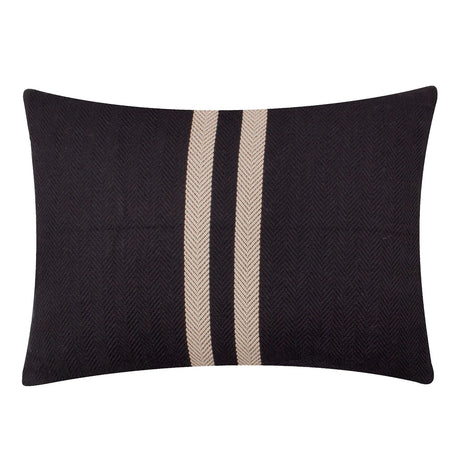 Benton Cotton Cushion Cover Black 40 x 50cm - image 2