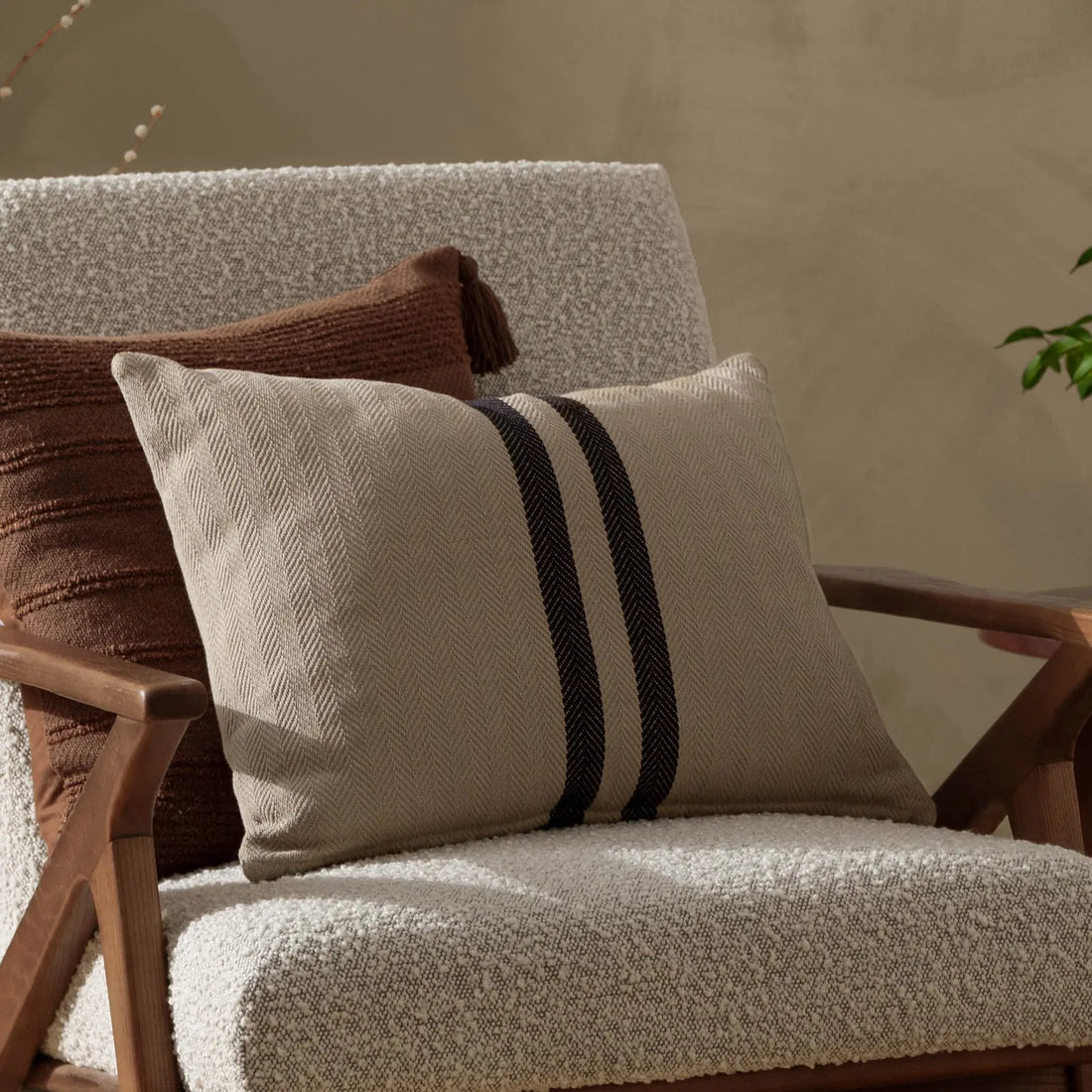Benton Cotton Cushion Cover Natural 40 x 50cm