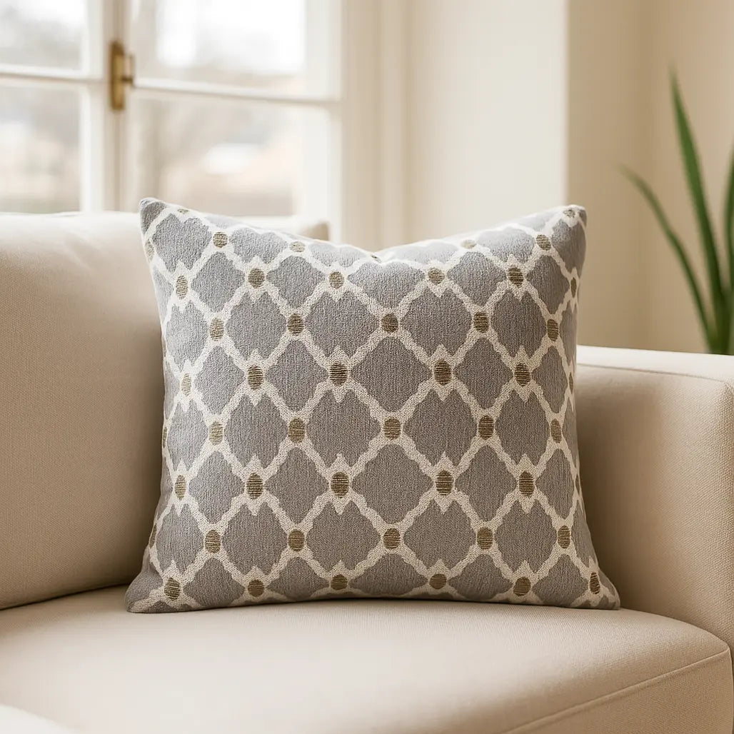 Berkeley Silver Cushion Cover or Filled Cushion Collection