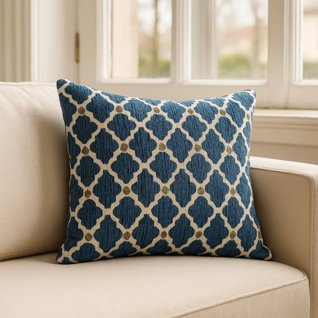 Berkeley Teal Cushion Cover or Filled Cushion Collection