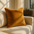 Berkshire Velvet Cushion Cover and Filled Cushion 22" x 22" (55cm x 55cm) - Copper