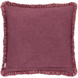 Bertie 100% Cotton Velvet Burnt Red Cushion Cover or Filled Cushion 45cm x 45cm - additional product view 3