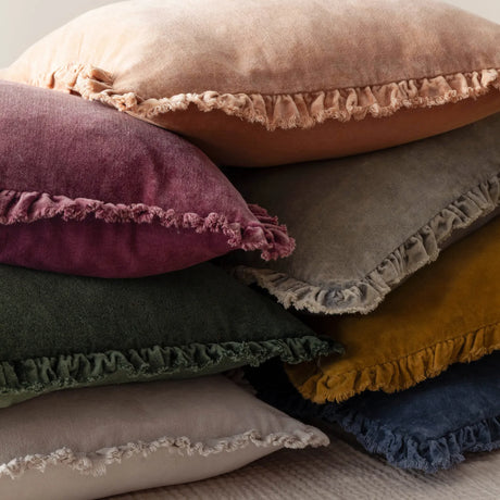Bertie 100% Cotton Velvet Ink Cushion Cover or Filled Cushion 45cm x 45cm - additional product view 6