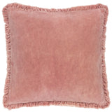 Bertie 100% Cotton Velvet Rosewood Cushion Cover or Filled Cushion 45cm x 45cm - additional product view 2