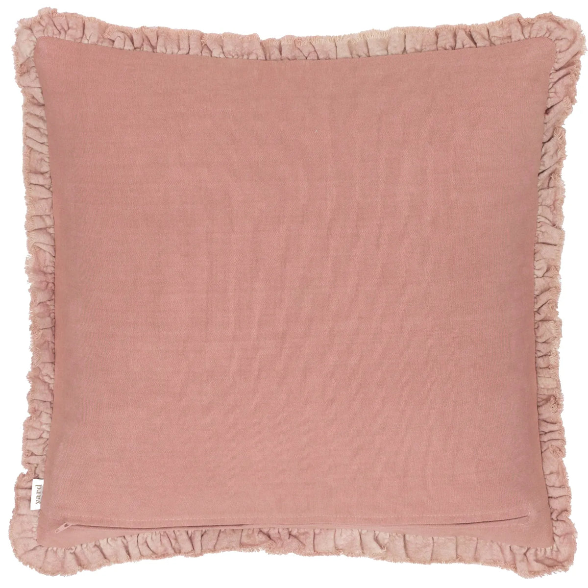 Bertie 100% Cotton Velvet Rosewood Cushion Cover or Filled Cushion 45cm x 45cm - additional product view 3