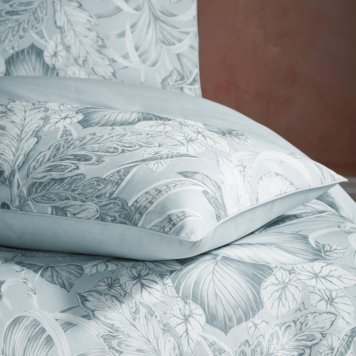 Tivoli Tropical Slub Cotton Cirrus Pillowcase Pair - Ideal