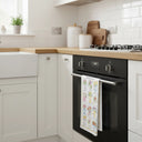 Birth Flowers Cotton Tea Towel by Ulster Weavers