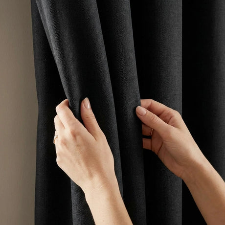 Galaxy Dim Out Woven Thermal Pencil Pleat Curtains 6