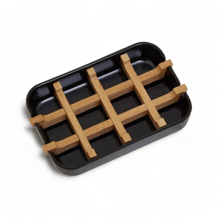 Black Bamboo Soap Dish - Ideal