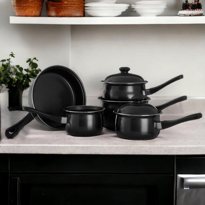 Black Every Day 5 Piece Pan Set - Ideal