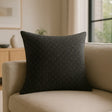 Tryfan Cushion Cover / Filled Cushion 20" x 20" (50cm x 50cm) - Black