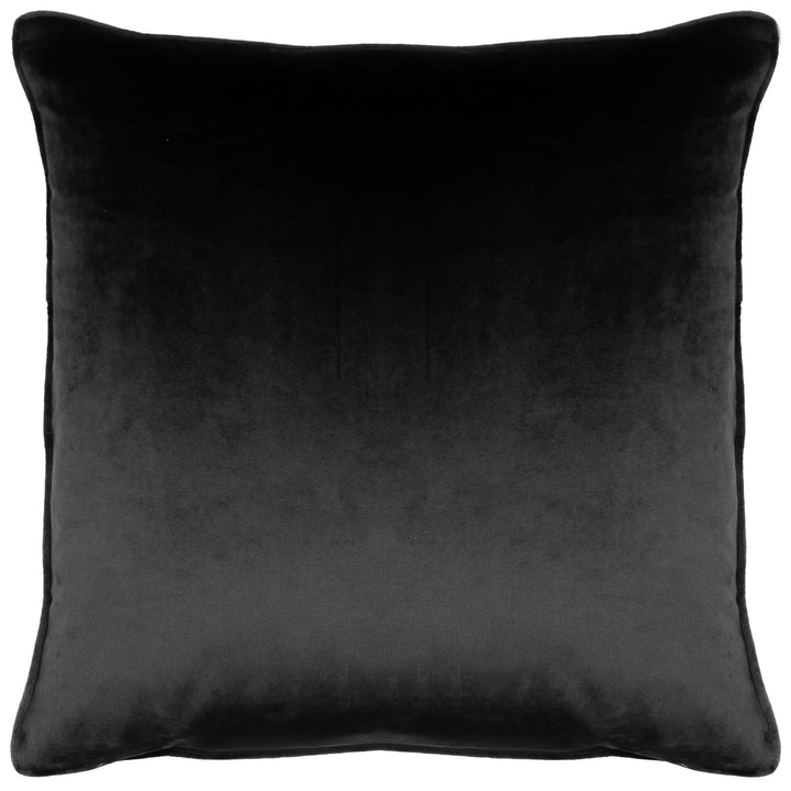 Bloomsbury Black Velvet Cushion Cover 20" x 20" - Ideal