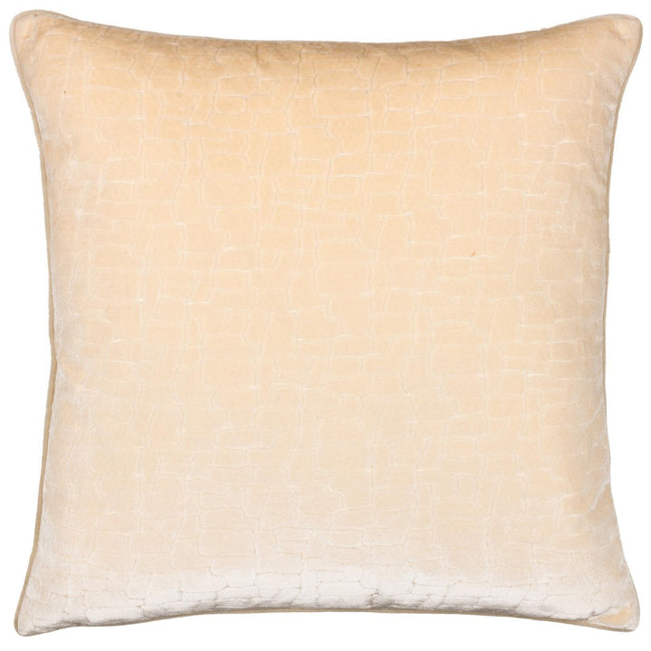Bloomsbury Ivory Velvet Cushion Cover 20" x 20" - Ideal