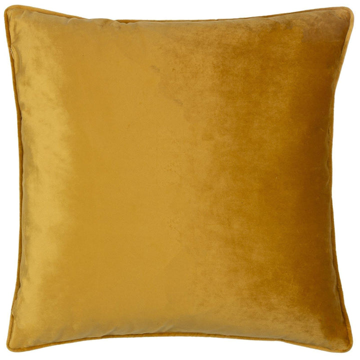 Bloomsbury Mustard Velvet Cushion Cover 20" x 20" - Ideal