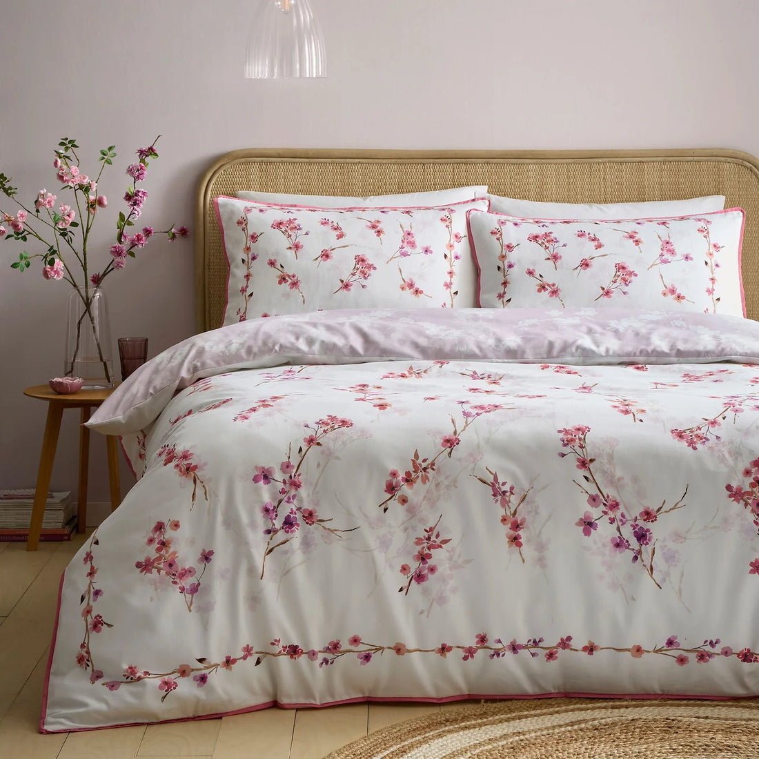 Blossom Flower Berry 100% Cotton Duvet Cover Set