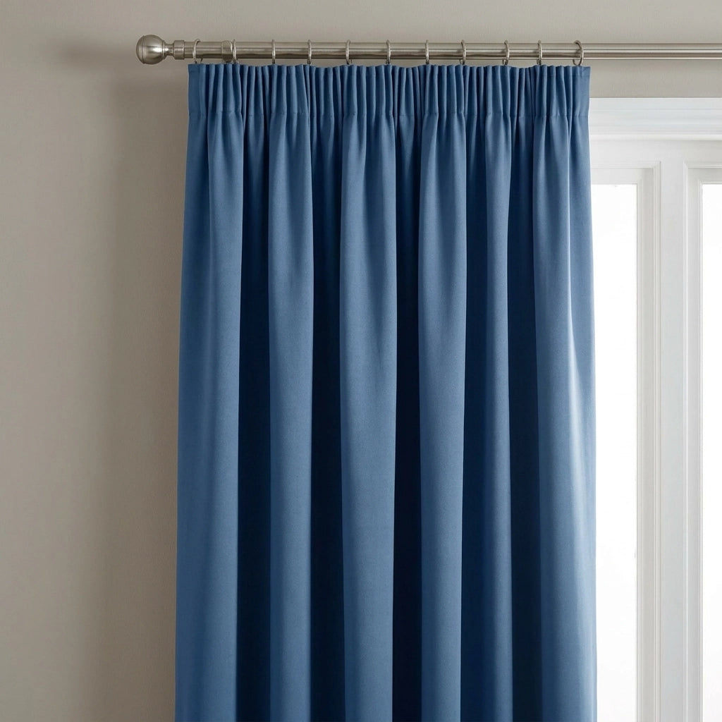 Essential 95% Blackout Tape Top Pencil Pleat Curtains 4