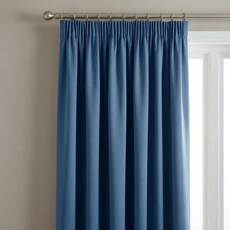 Essential 95% Blackout Tape Top Pencil Pleat Curtains 4