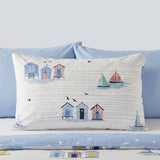 Beach Huts Polycotton Duvet Cover Set 3