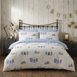 Beach Huts Polycotton Duvet Cover Set 1