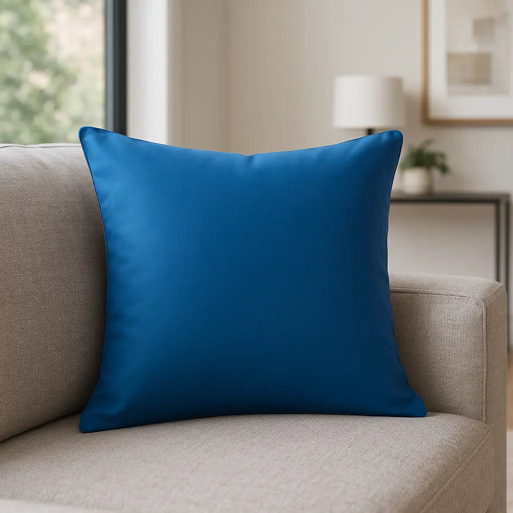 Essential Blue Cushion Cover 45cm x 45cm ( 45cm x 45cm )