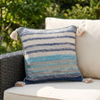 Grayson Outdoor Cushion Cover and Filled Cushion 43cm x 43cm - Blue