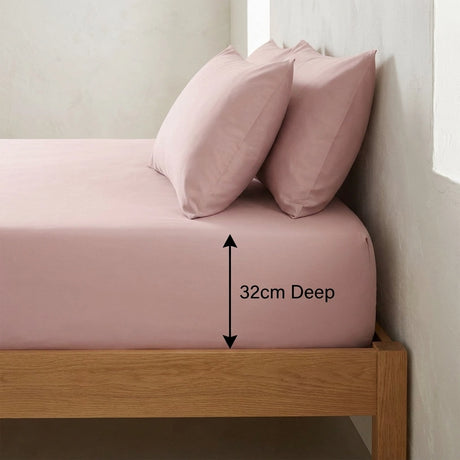 Plain Dye 32cm Extra Deep Fitted Bed Sheet 5