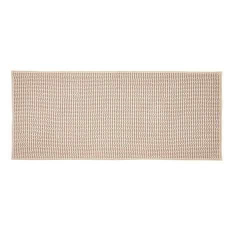Catherine Lansfield Bobble 50x120cm Bath Runner Natural