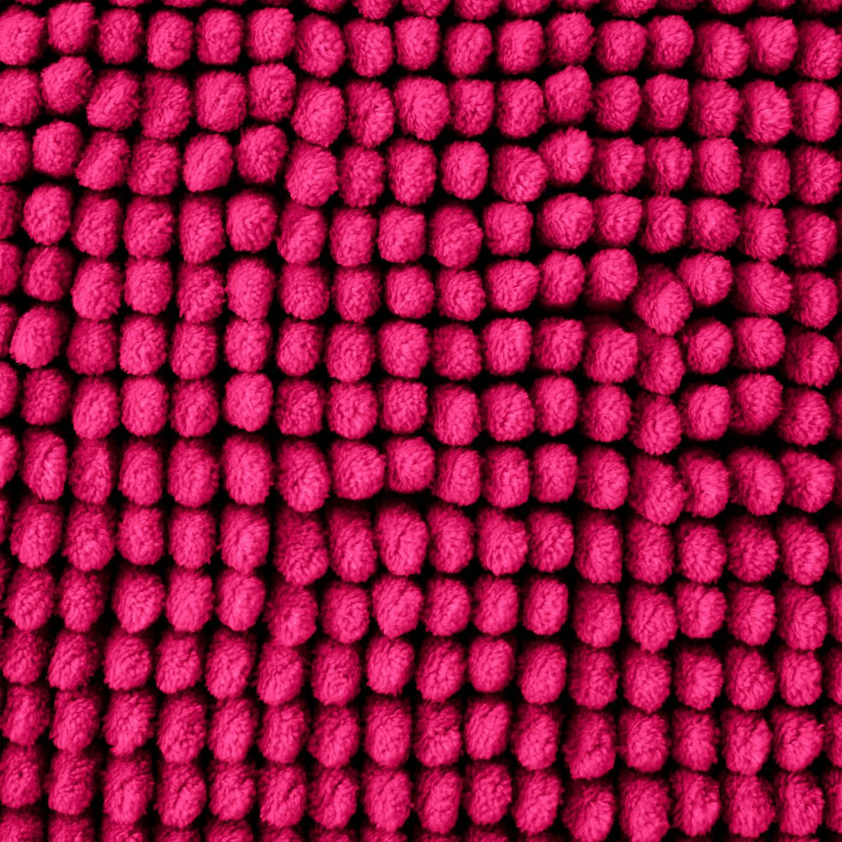Catherine Lansfield Bobble 50x80cm Bath Mat Hot Pink